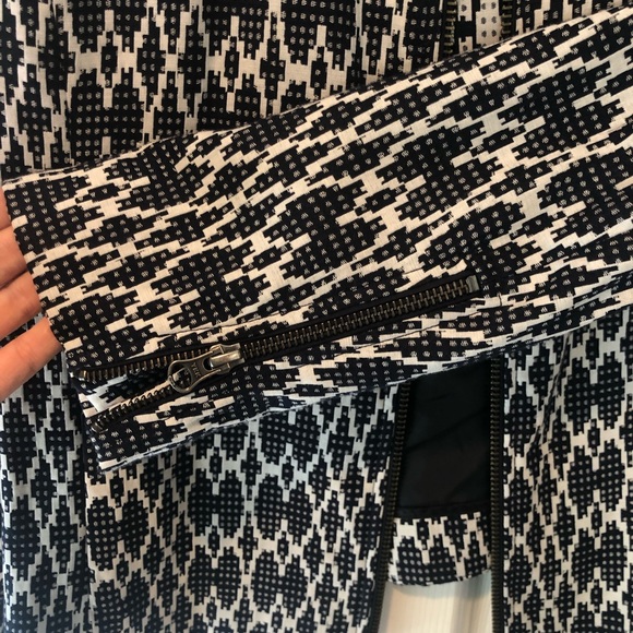 J Crew Jacquard Jacket -  cute pattern! - Picture 3 of 5